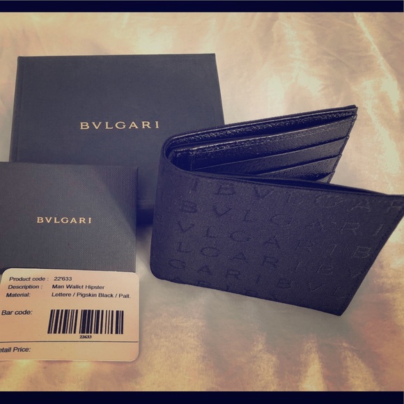bvlgari wallet mens